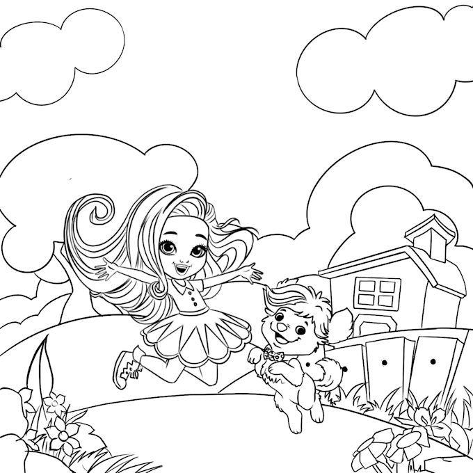 Draw kids coloring book by Miminu Fiverr