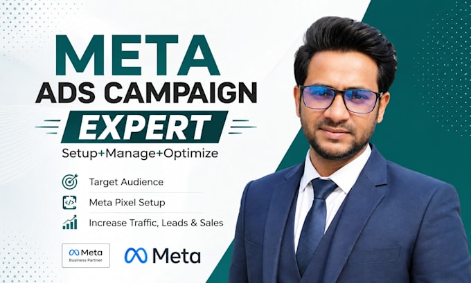 setup and manage facebook ads campaign, meta ads, instagram ad