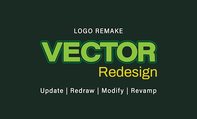 do a logo redesign, redraw, modification or vector remake