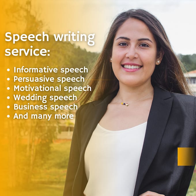 write a speech for any occasion