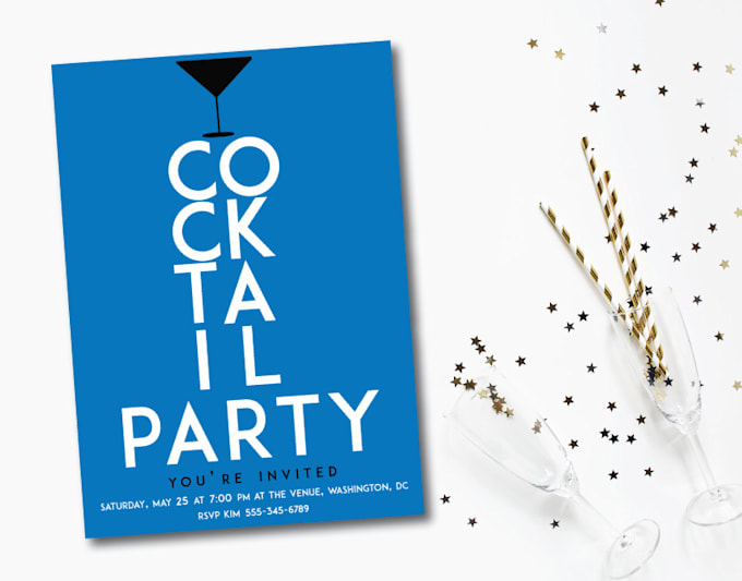 Design custom event invitations by Nicandwade | Fiverr