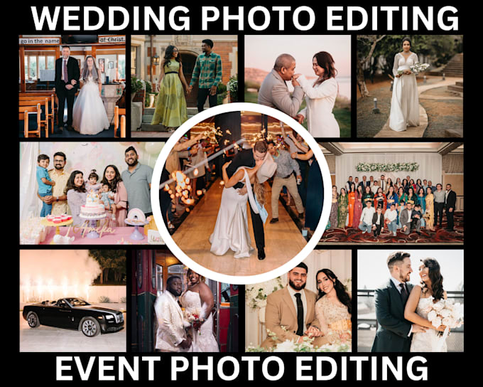 do event and wedding photo editing in lightroom