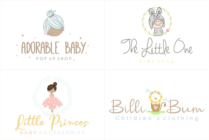 Design unique baby store or company logo by Kiran_khan13 | Fiverr
