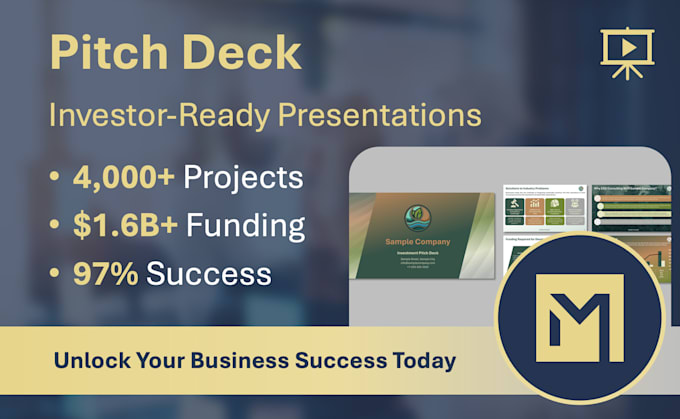 provide an investor ready pitch deck