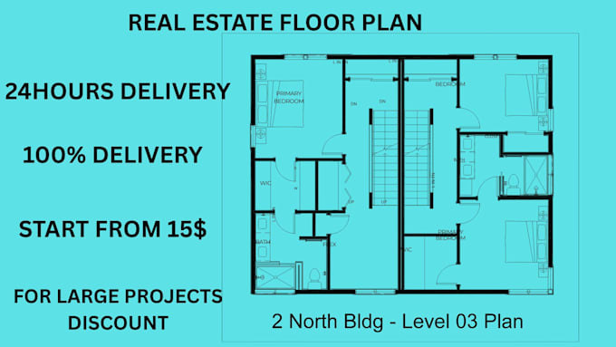 redraw your floor plan for real estate listings and marketing agents