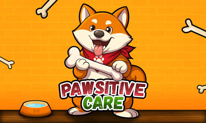 create a business or cartoon mascot logo for your brand