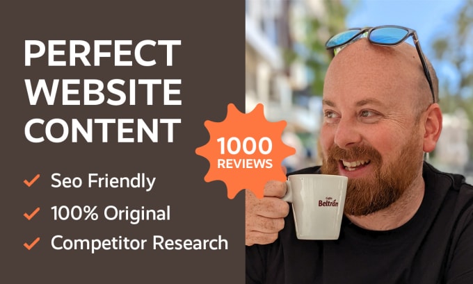 be your SEO website content writer