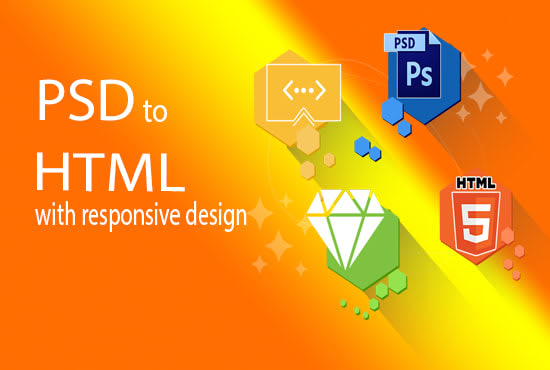 Convert psd file to html file easily by Sarah_jillani | Fiverr