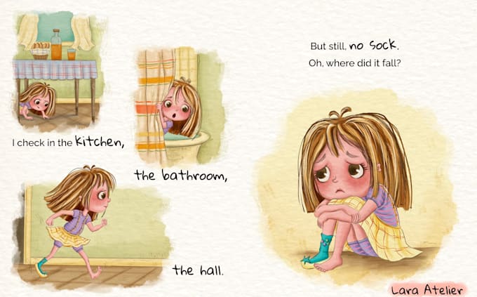 create childrens book illustration