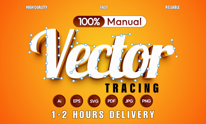 redraw, vectorize, convert logo or graphic to vector