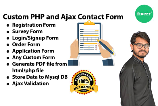 Create all custom php form with ajax validation by Socialsol | Fiverr