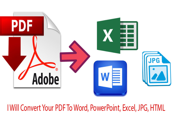 convert pdf to word or excel document free download