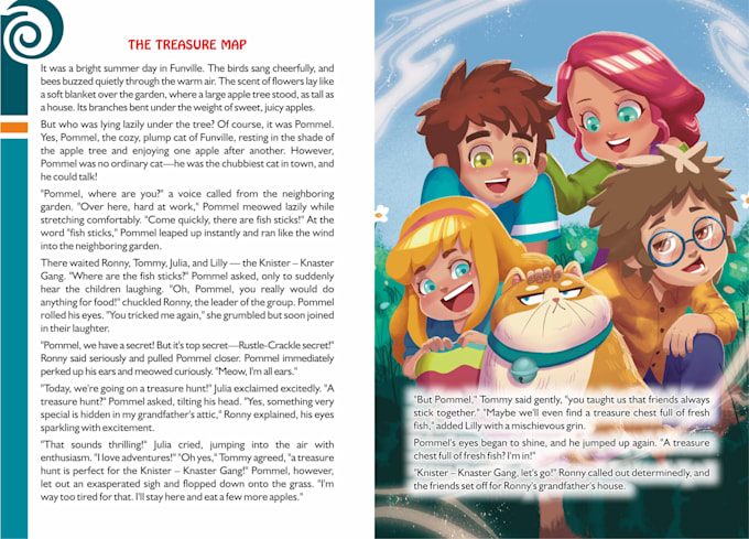 do children book format for online publishing