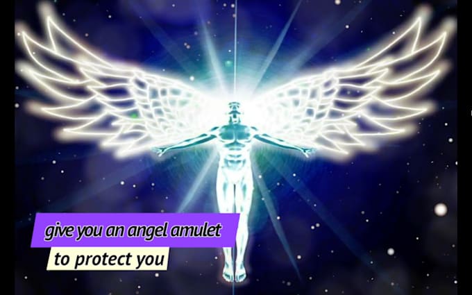 give you an angel amulet to protect you