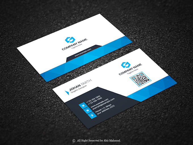do business card and postcard design for you