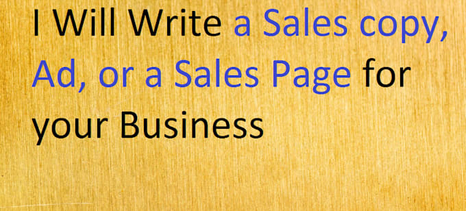 be your personal copywriter