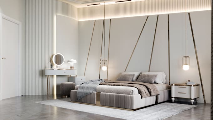 do  3d architectural modeling and interior design rendering