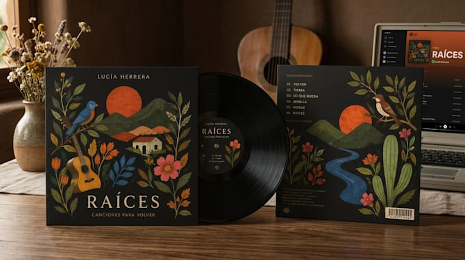 design a unique album cover