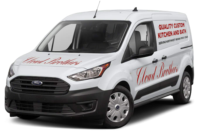 put your logo on any van or bus image