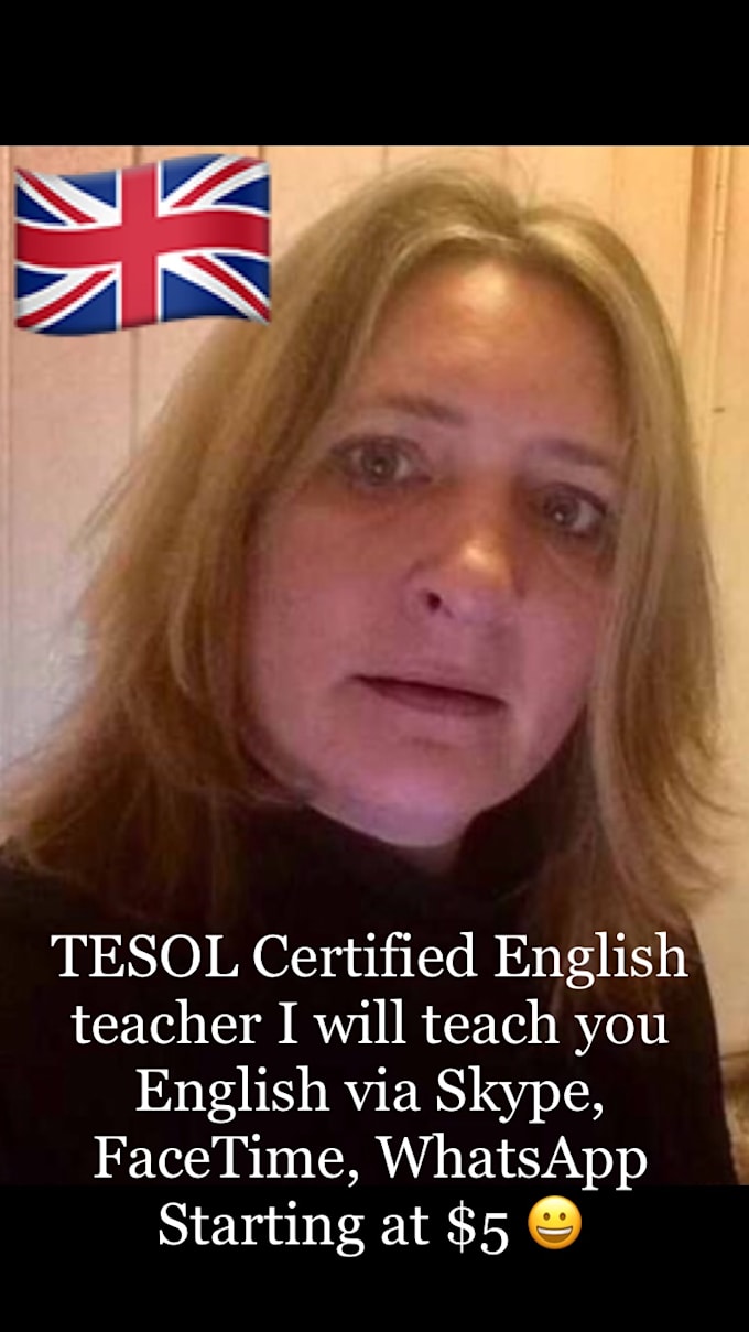 Teach you english via skype qualified tesol teacher by Andrena_laverty