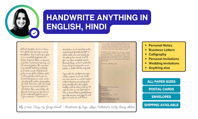 write anything in eng or hindi in a beautiful handwriting