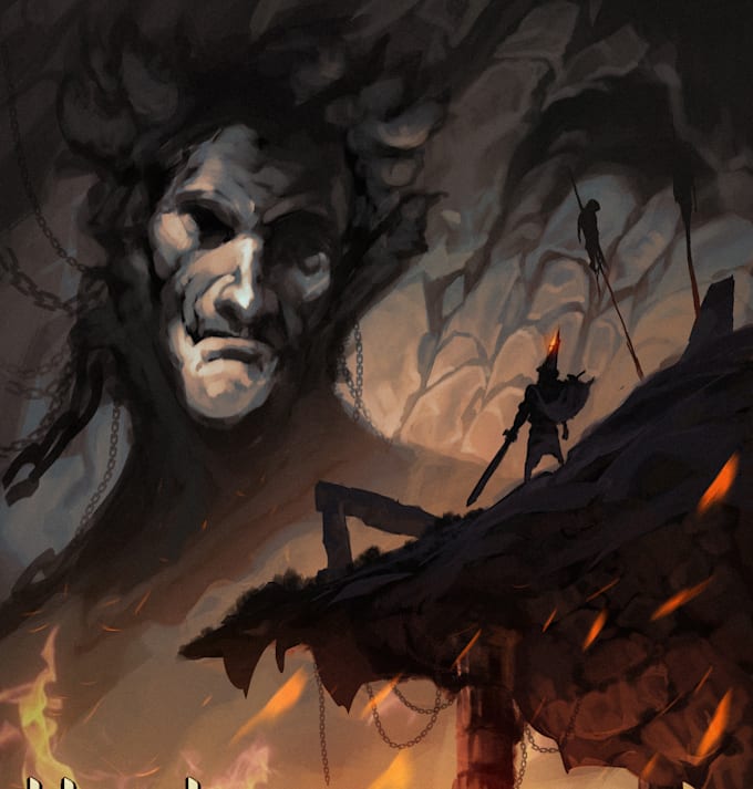 do videogames environment concept art, sketch, characters