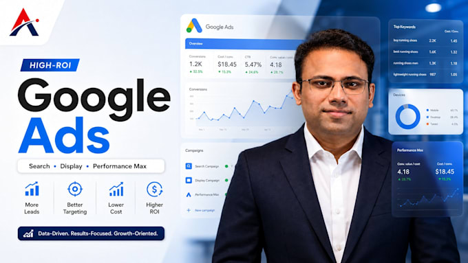 be your google ads campaign manager, adword PPC expert