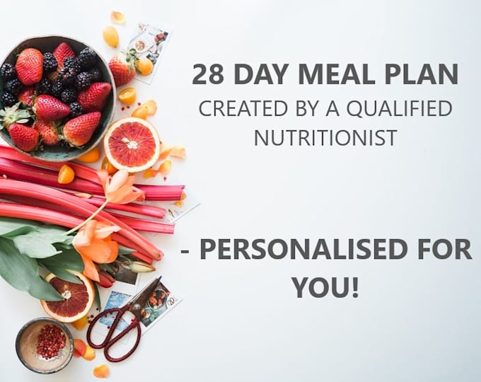 Provide a personalised meal plan with recipes and shopping list by Rick ...