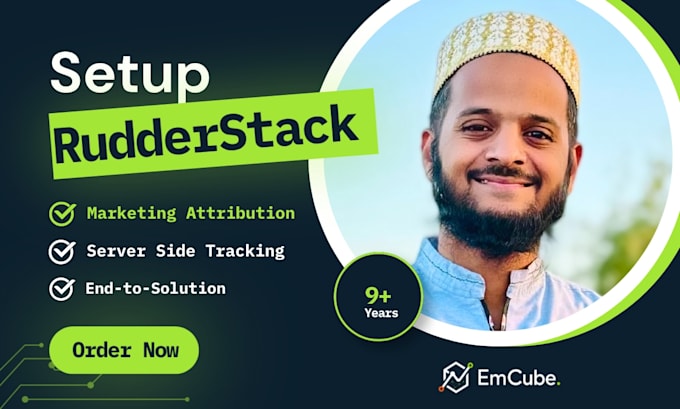 setup rudderstack for marketing analytics, attribution, and ga4 tracking