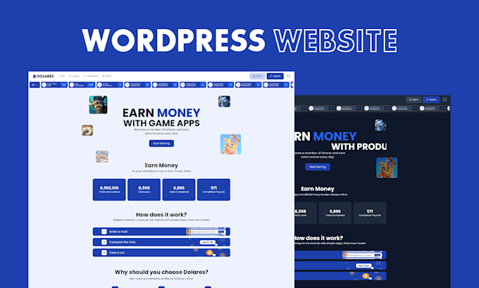build modern wordpress website for your business