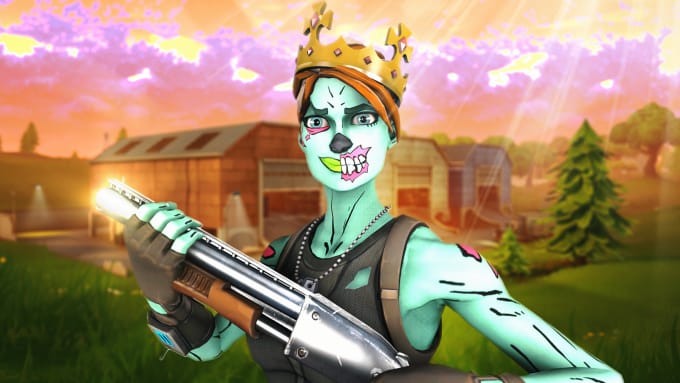 Make a youtube thumbnail or logo fortnite style by Tomasher