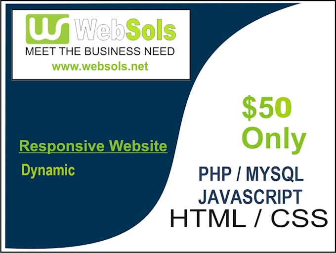 Develop your website in php mysql by Wwebsols | Fiverr