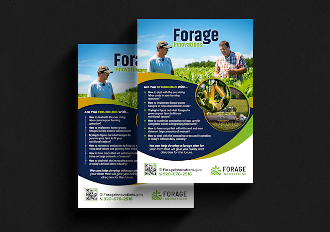 design an amazing business flyer, one pager, marketing material
