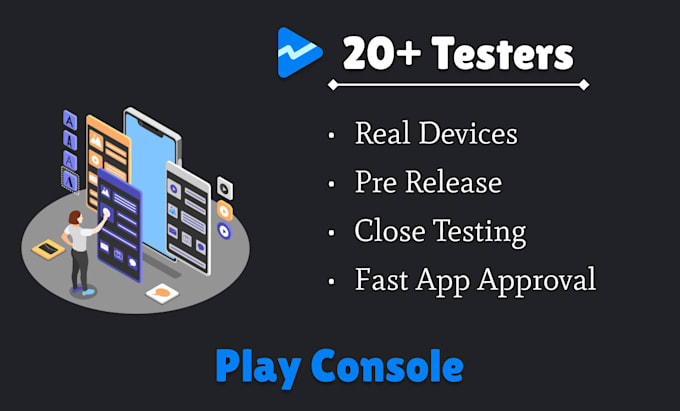 hire real humans 12 testers for google play console closed testing app