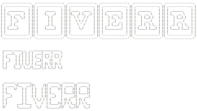 Art messages ascii for text Fancy Text