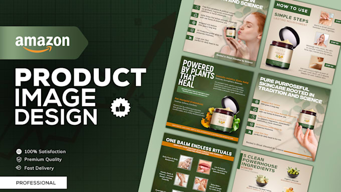 design amazon, shopify product listing images to boost sales