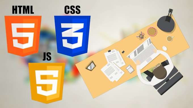 design an amazing web with html, css, js