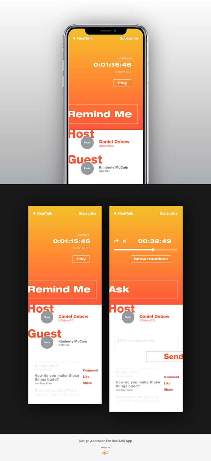 Design an awesome ui ux prototype for your mobile app by Cosmicbeen ...
