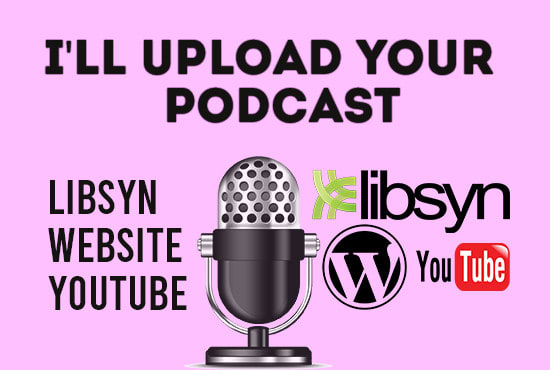upload your podcast to your website or youtube channel