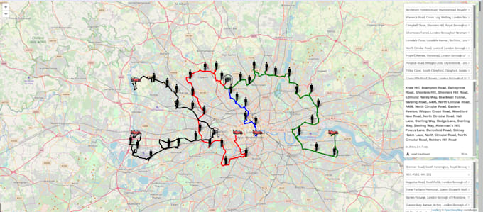 Do a carpooling or a fleet management algorithm for route optimization ...