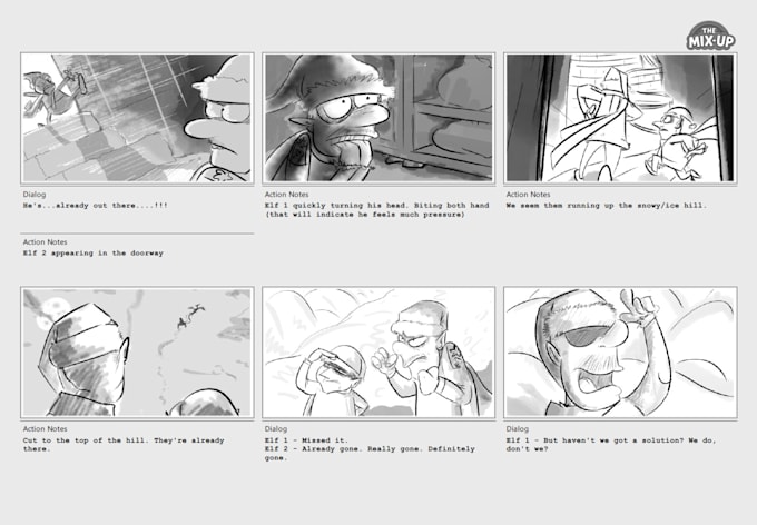 create a storyboard for animation