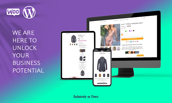 build wordpress webshop and ecommerce store with woocommerce
