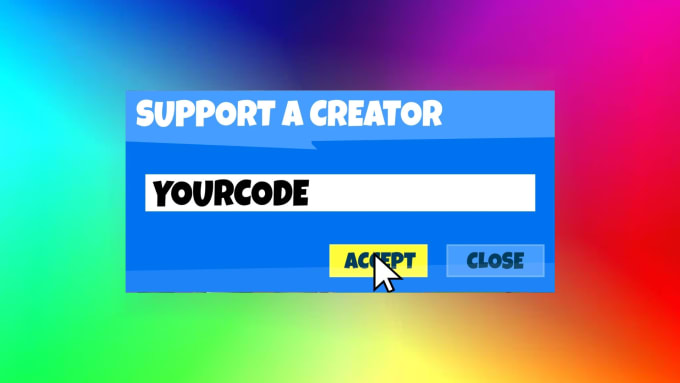 fortnite creator code overlay template