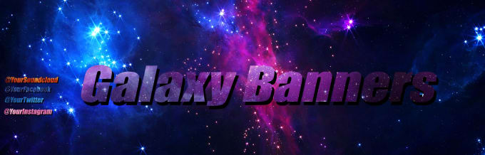 Create A Galaxy Youtube Banner For You By Sparxvocation