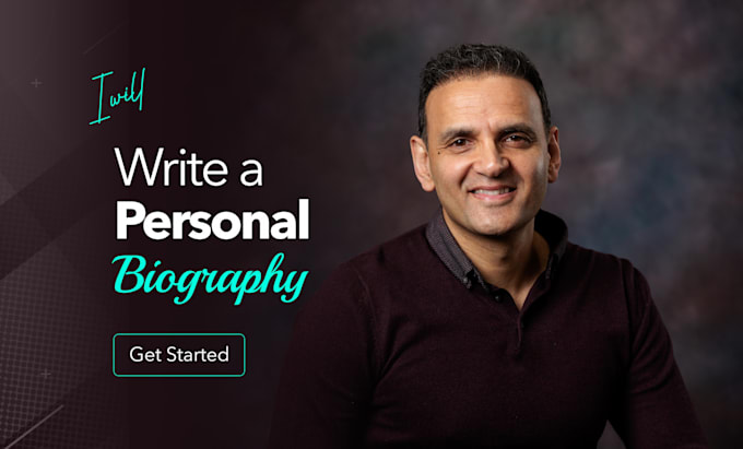 write a personal biography