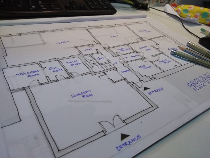 Create A Hand Sketch Of Your House Plan By Homeplansindia Get sketch of your house. create a hand sketch of your house plan