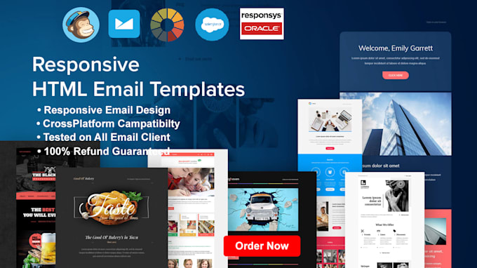 covert psd, figma, xd, ai, pdf to HTML email template