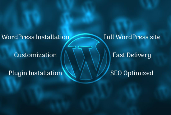 wordpress services installation, design and customization