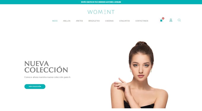 design and create a ecommerce using woocommerce online store