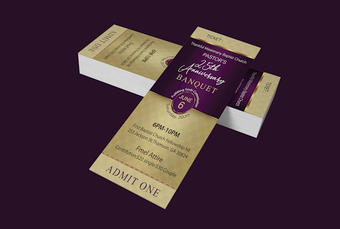design event ticket, raffle ticket, save the date quick time